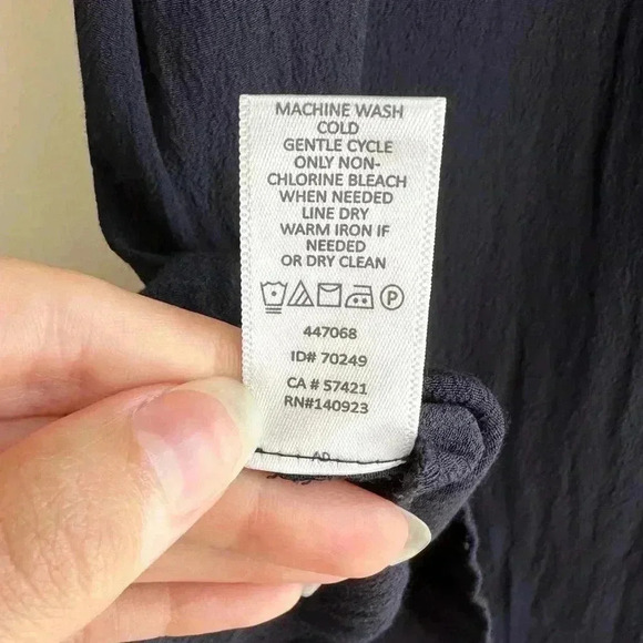 LOFT Cold Shoulder Ruffle Blouse, Floral Embroidered Top, Size Medium - Picture 10 of 16